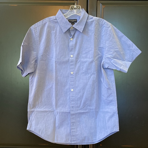 BANANA REPUBLIC DRESS SHIRT Size M - Picture 7 of 7